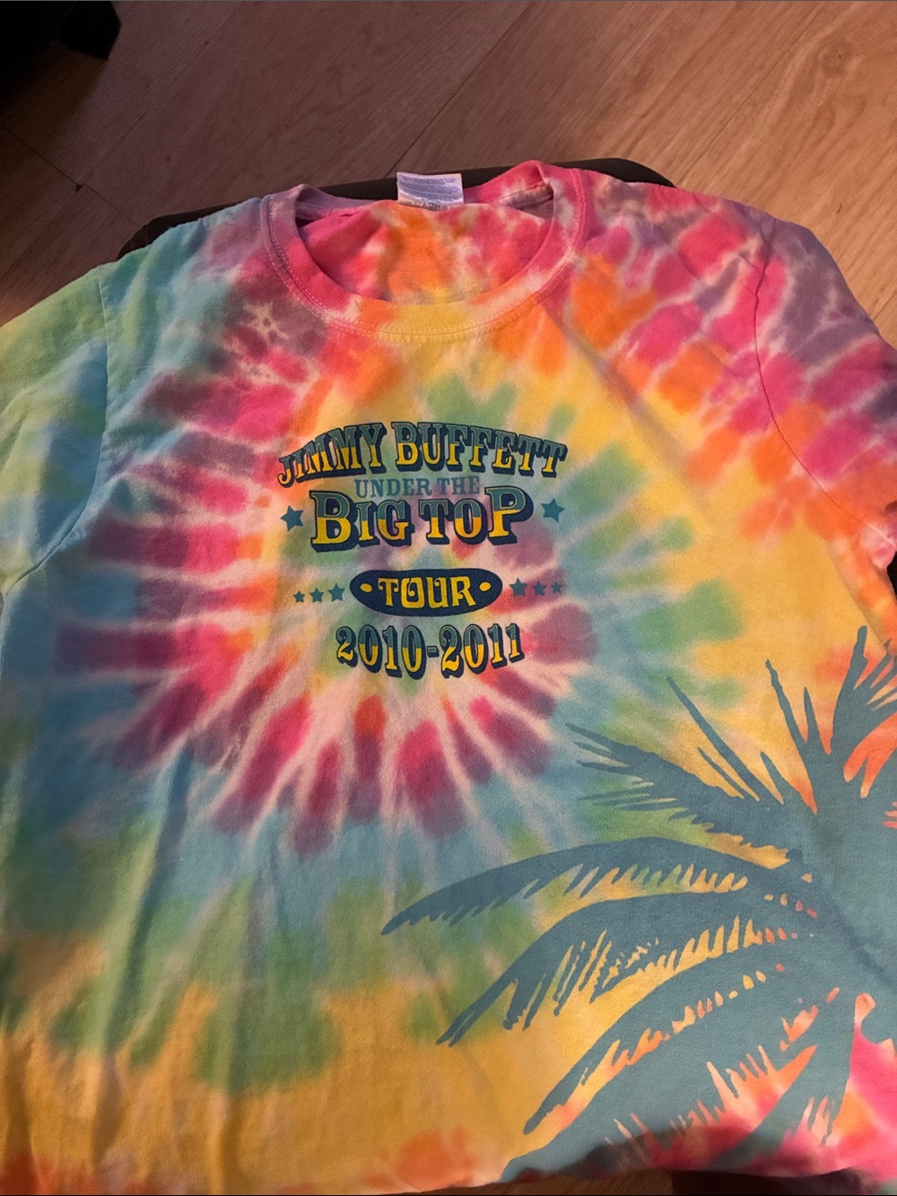 Jimmy Buffet under Big Top 2010-2011 tshirt